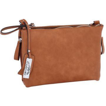 CAMELEON IRIS CONCEALED CARRY PURSE-CROSS BODY STYLE BROWN