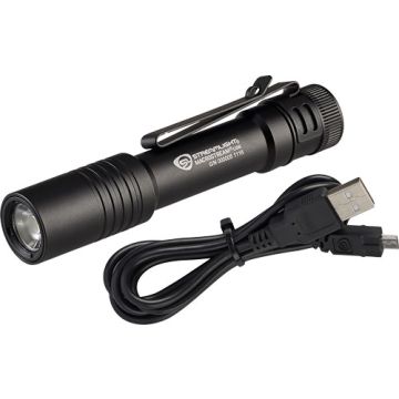 STREAMLIGHT MACROSTREAM LIGHT WHITE LED BLACK USB CHARGEABLE