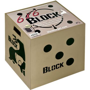 BLOCK TARGETS 6X6 18X16X18 6-SIDED BROADHEAD RATED