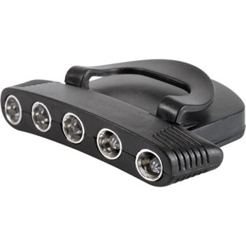 30-06 OUTDOORS CAP LIGHT BRITE TRAIL WHITE LED BLACK