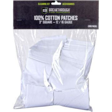 BREAKTHROUGH CLEANING PATCHES 3" SQUARE .12/.16 GA 50 PACK