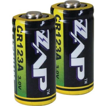 PSP ZAP CR123A BATTERIES LITHIUM 2-PACK