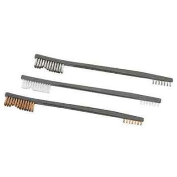 OTIS RECEIVER BRUSH 3 PACK NYLON, BRONZE, STAINLESS STEEL