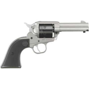 RUGER WRANGLER 22LR 3.75" FS 6-SH SILVER SYNTHETIC <