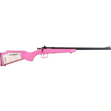 CRICKETT RIFLE G2 22LR BLUED/PINK SYNTHETIC