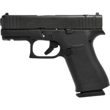 GLOCK 43X MOS 9MM LUGER FS 10 SHOT BLACK FRONT RAILS