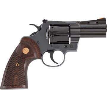 COLT PYTHON 357MAG 3" 6RD BLUED WALNUT GOLD MEDALLION