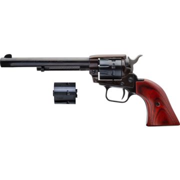 HERITAGE 22LR/WMR COMBO 6.5" BLUED COCOBOLO GRIPS 9-SHOT
