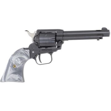 HERITAGE 22LR 4.75" FS BLUED GRAY PEARL GRIPS