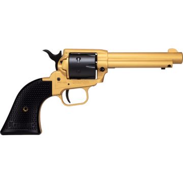 HERITAGE 22LR 4.75" FS GOLD POLYMER GRIP