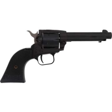 HERITAGE 22LR/22WMR BLACK 4.75" STEEL FRAME POLYMER GRIP