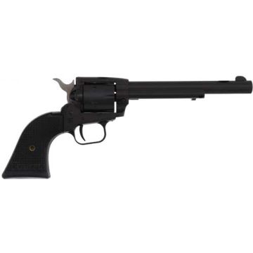 HERITAGE 22LR/22WMR BLACK 6.5" STEEL FRAME POLYMER GRIP