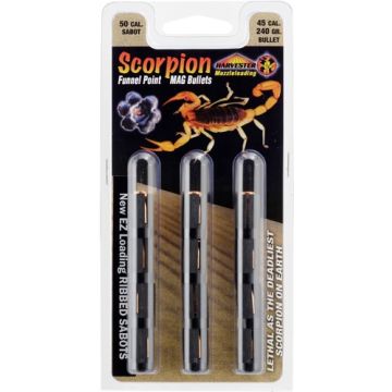 HARVESTER SCORPION 50 CAL 240GR .451 FUNNEL POINT 12PK