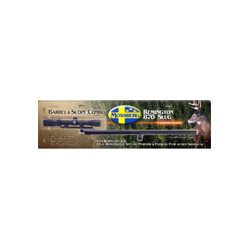 MOSSBERG BARREL & SCOPE REM870 12GA 24" TROPHY PRTD W/3-9 MAT
