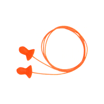 HOWARD LEIGHT QUIET EAR PLUGS W/CORD & CASE 2-PAIR PACK