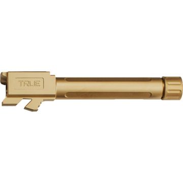 TRUE PRECISION FOR GLOCK 17 BARREL THREADED GOLD TIN!